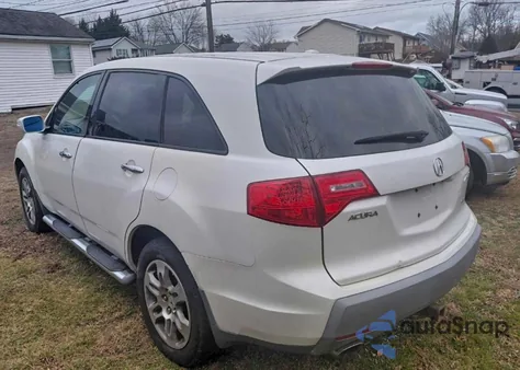 2007 Acura Mdx Technology z USA, uszkodzony, nr VIN 2HNYD28497H553661